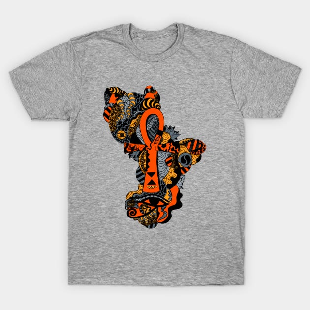 Orangrey Horus Ankh T-Shirt by kenallouis